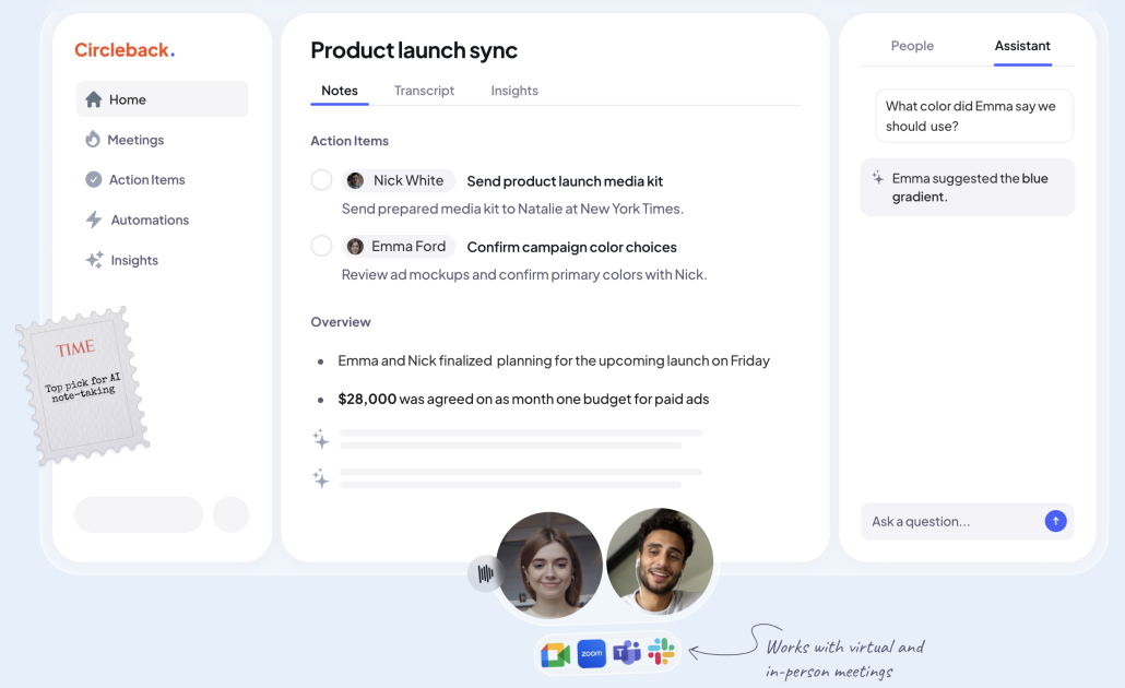 Circleback screenshot